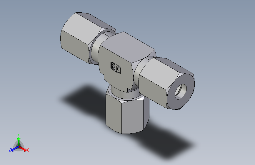三通接头T06L.igs