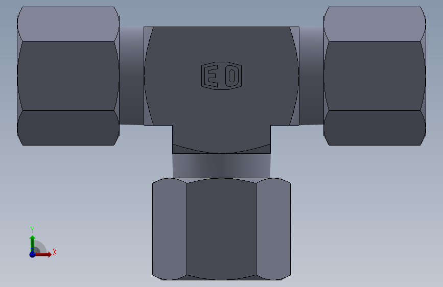 三通接头T08L.SLDPRT