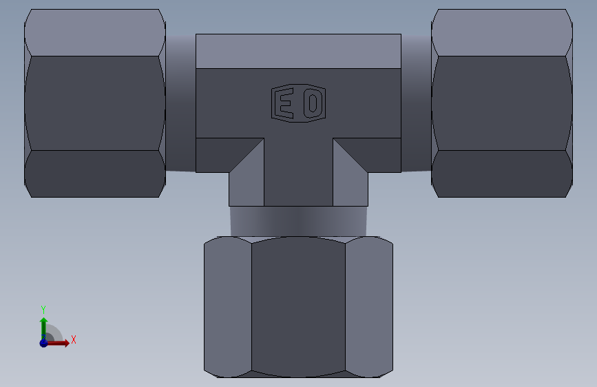 三通接头T08S.SLDPRT
