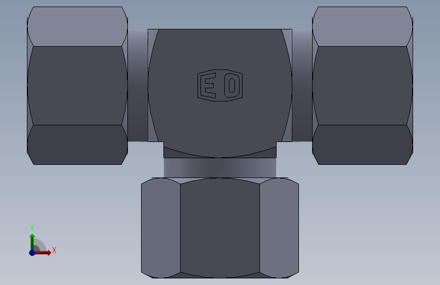 三通接头T10LL.SLDPRT