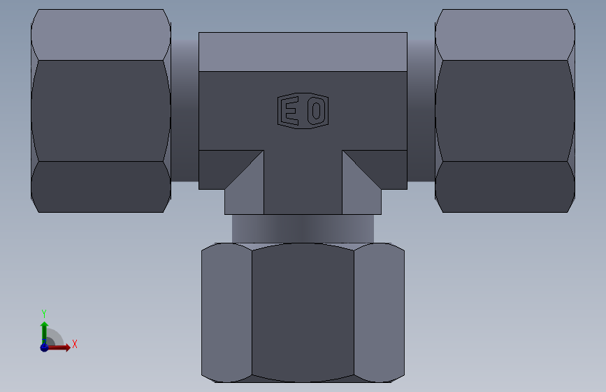 三通接头T10S.SLDPRT
