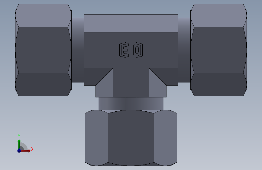 三通接头T12L.SLDPRT