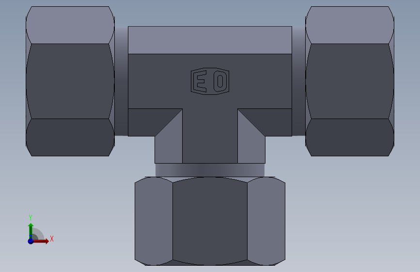 三通接头T12LL.SLDPRT