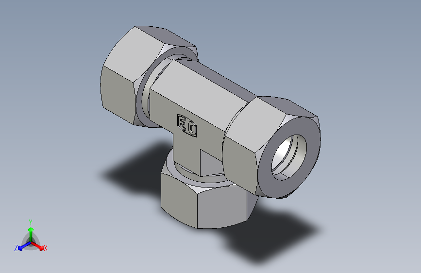 三通接头T18L.igs
