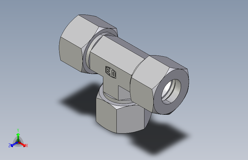 三通接头T20S.igs