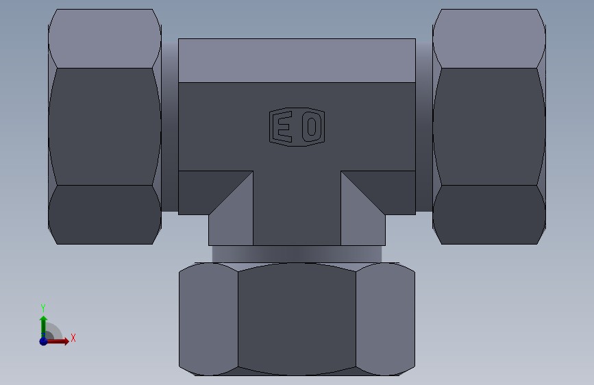 三通接头T22L.SLDPRT