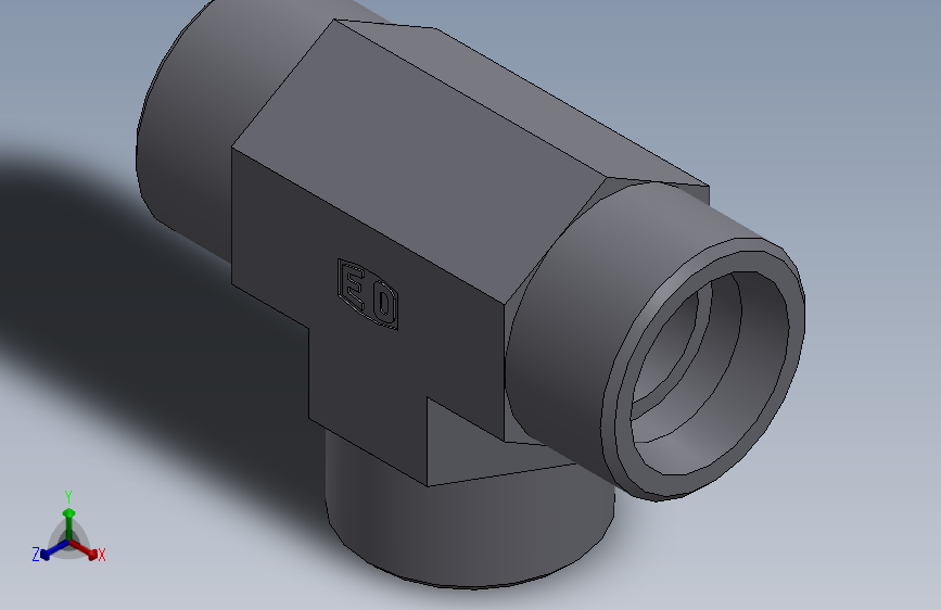 三通接头T25SCFX.SLDPRT