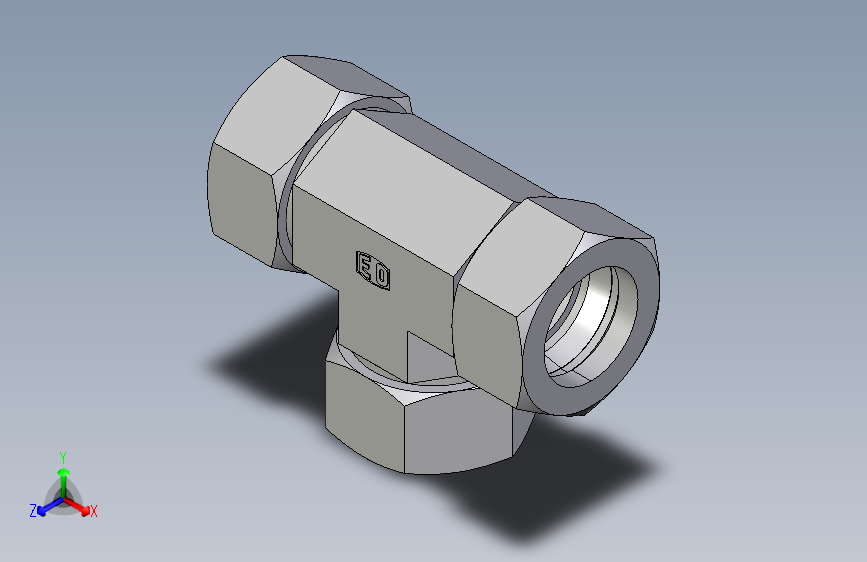 三通接头T28L.igs