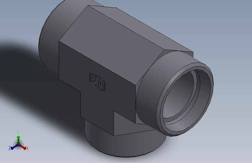 三通接头T28LCFX.SLDPRT