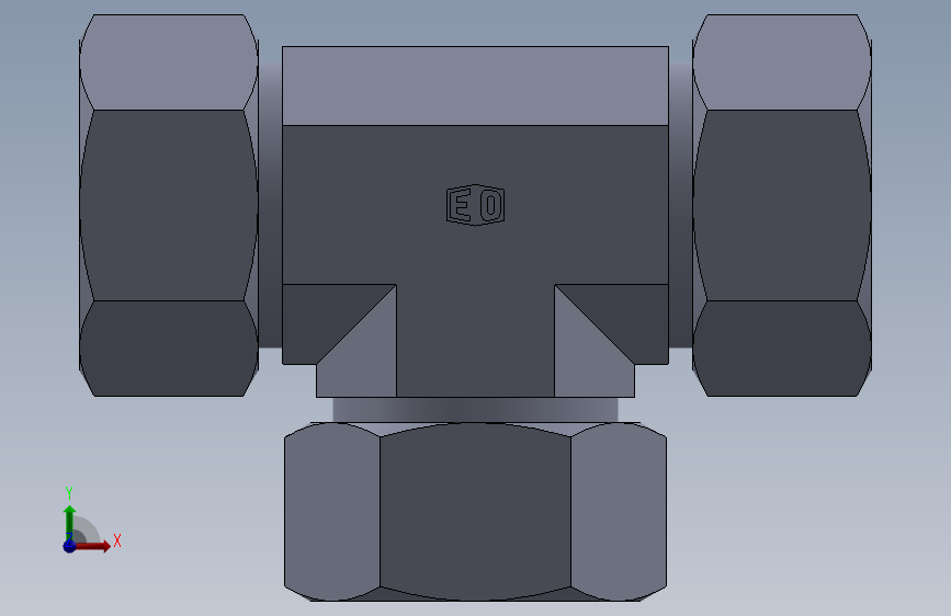 三通接头T38S.SLDPRT