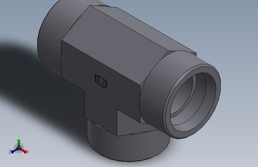 三通接头T38SCFX.SLDPRT