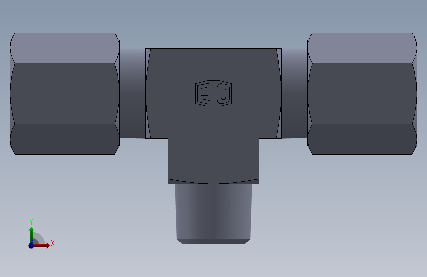 三通接头-英制锥螺纹TE06LR.SLDPRT