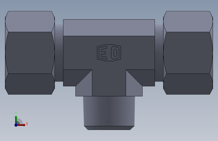 三通接头-英制锥螺纹TE16SR.SLDPRT