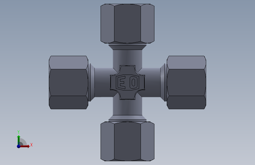 四通接头K08LCF.SLDPRT