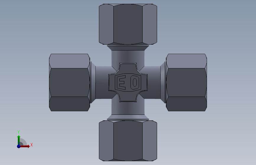 四通接头K10LCF.SLDPRT