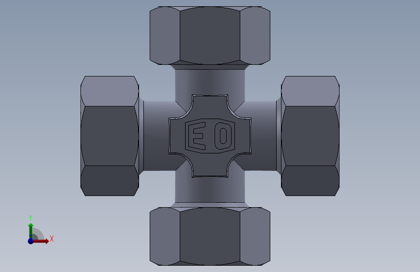 四通接头K18LCF.SLDPRT