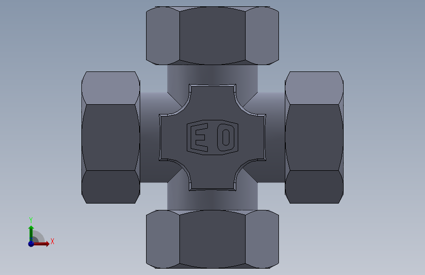 四通接头K28LCF.SLDPRT