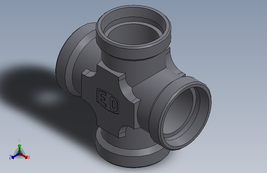 四通接头K42LCFX.SLDPRT