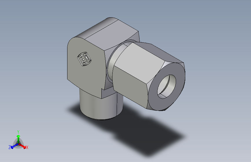 弯接头英制锥螺纹WE06LLR.igs