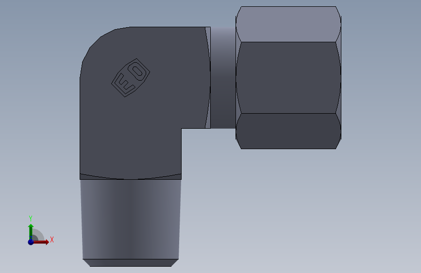 弯接头英制锥螺纹WE08LR.SLDPRT