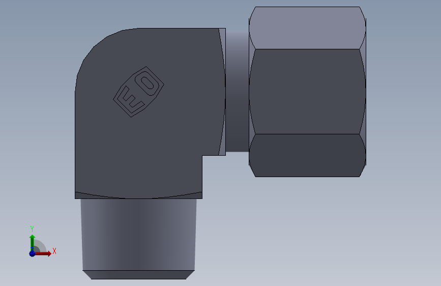 弯接头英制锥螺纹WE10SR.SLDPRT