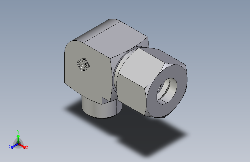 弯接头英制锥螺纹WE12SR.igs