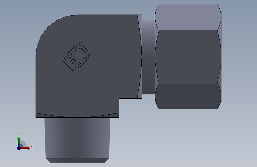 弯接头英制锥螺纹WE12SR.SLDPRT