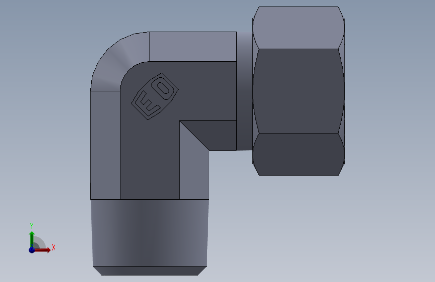 弯接头英制锥螺纹WE15LR.SLDPRT