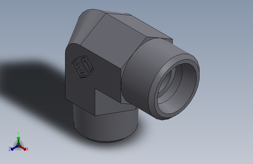 弯接头英制锥螺纹WE16SRCFX.SLDPRT
