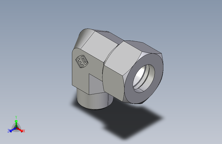弯接头英制锥螺纹WE18LR.igs