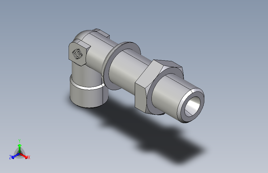 直角过板接头WSV06SOMD.igs