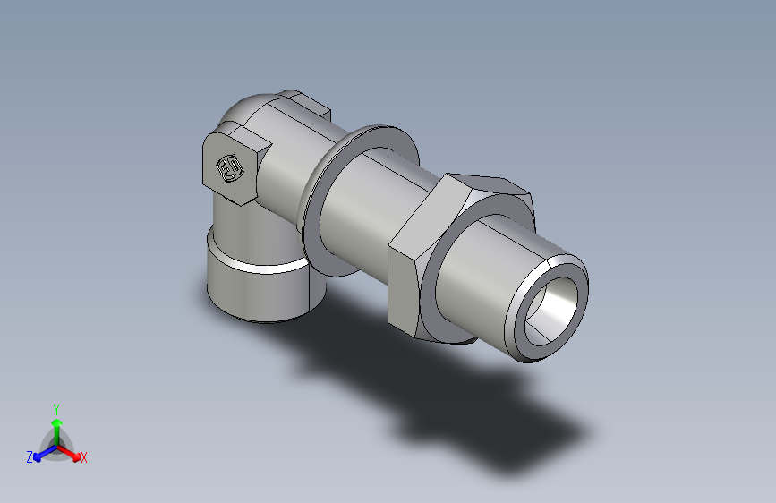 直角过板接头WSV08SOMD.igs