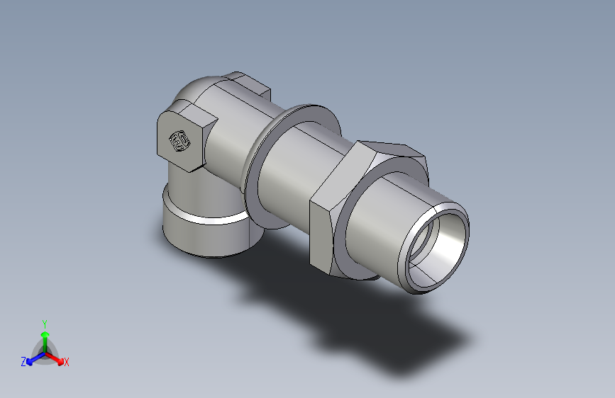 直角过板接头WSV12LOMD.igs