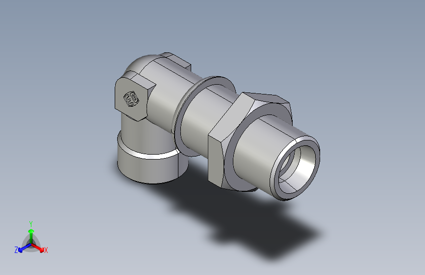 直角过板接头WSV14SOMD.igs