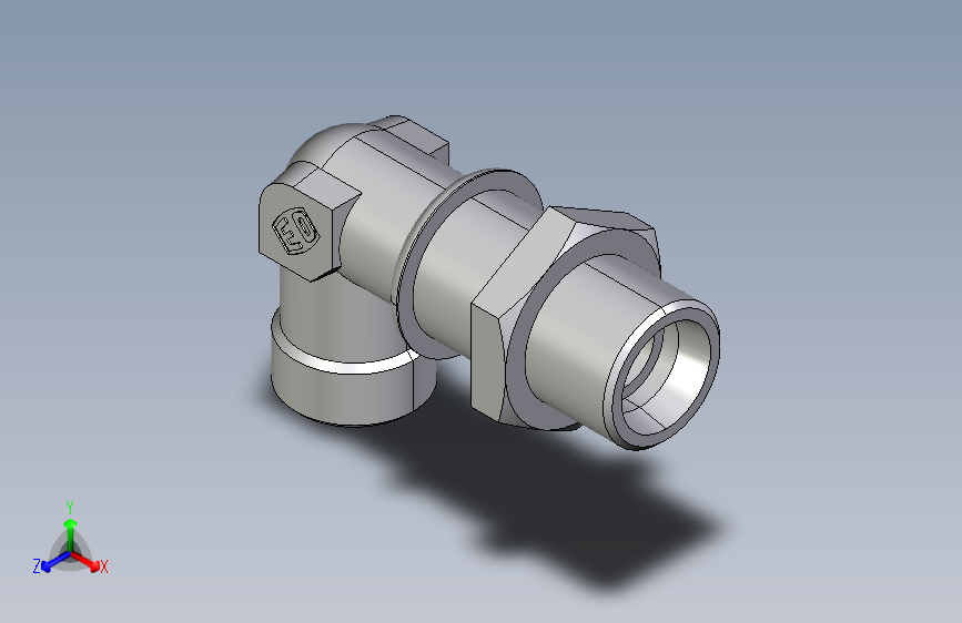 直角过板接头WSV16SOMD.igs