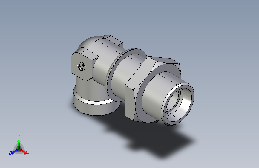 直角过板接头WSV18LOMD.igs