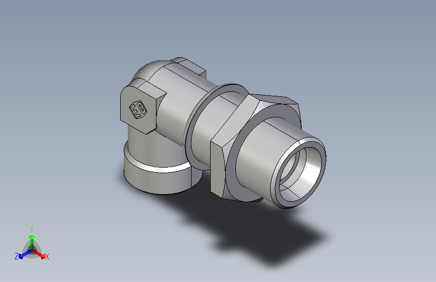 直角过板接头WSV20SOMD.igs