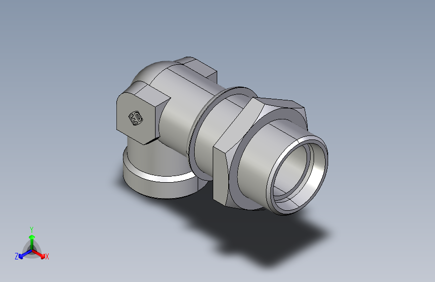 直角过板接头WSV28LOMD.igs
