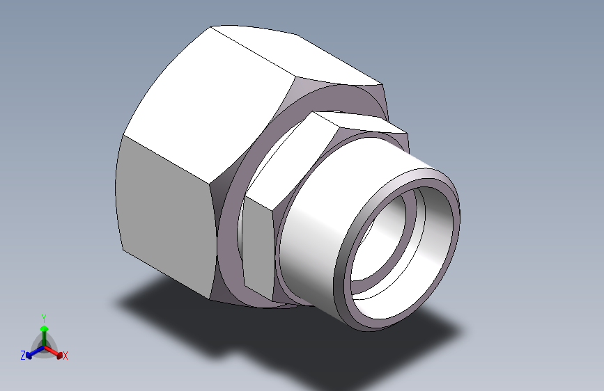 直通变径接头RED28-22LOMD.SLDPRT