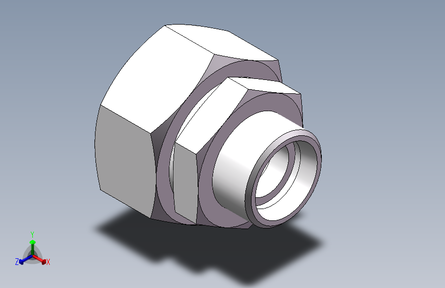 直通变径接头RED35-22LOMD.SLDPRT