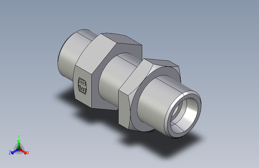 直通隔板接头SV14SOMD.igs