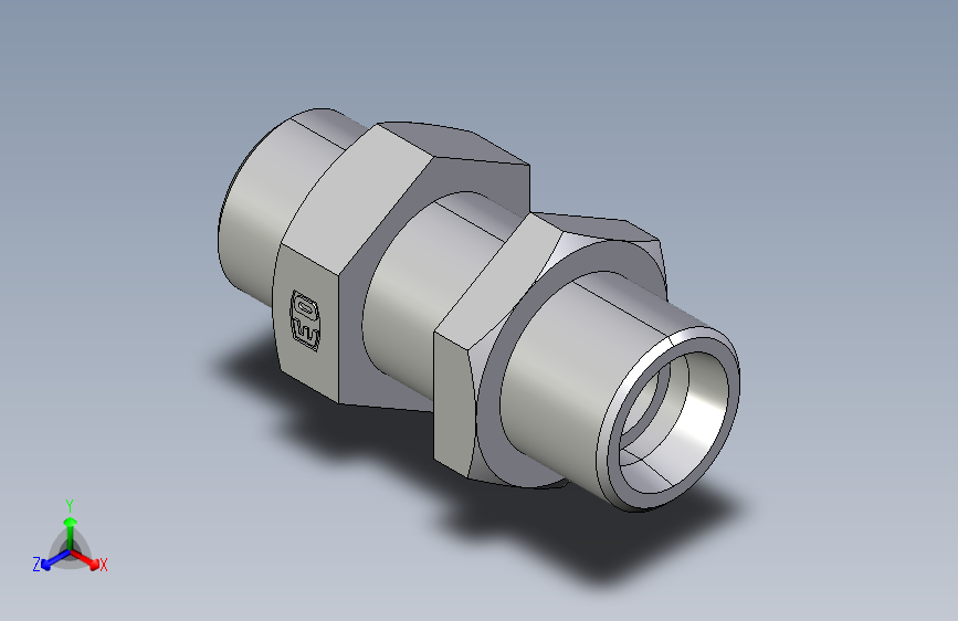 直通隔板接头SV16SOMD.igs