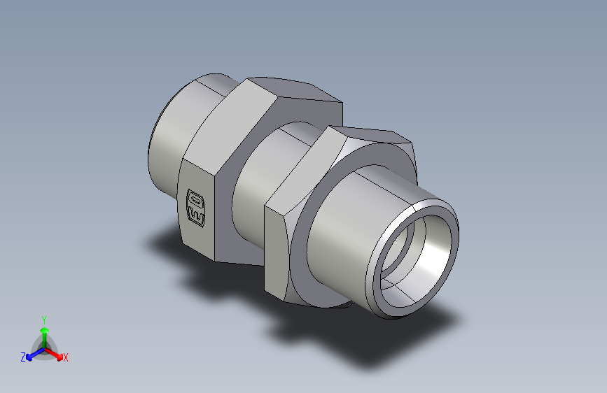 直通隔板接头SV20SOMD.igs