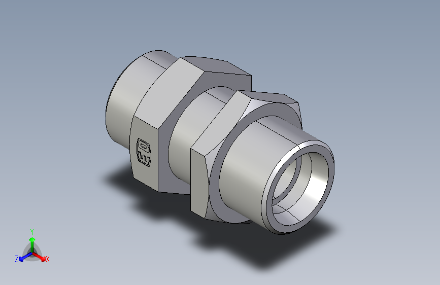 直通隔板接头SV25SOMD.igs