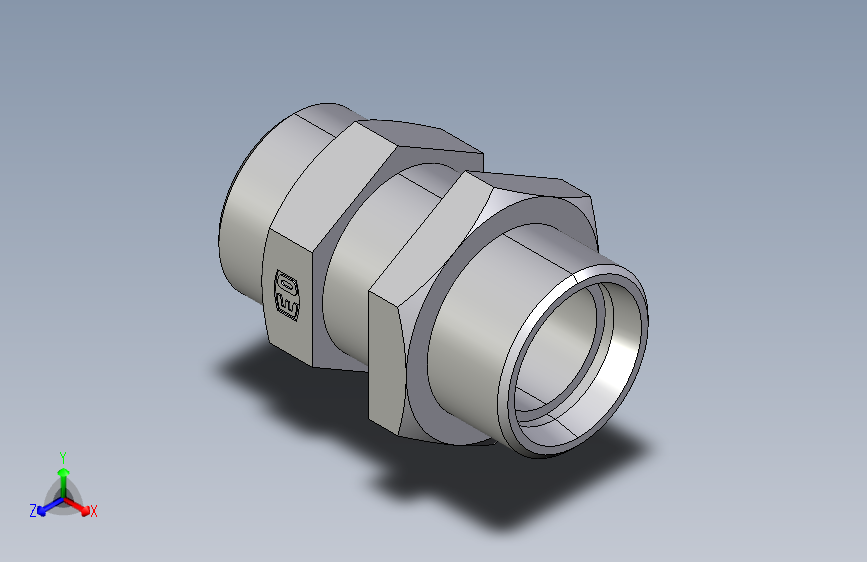直通隔板接头SV28LOMD.igs