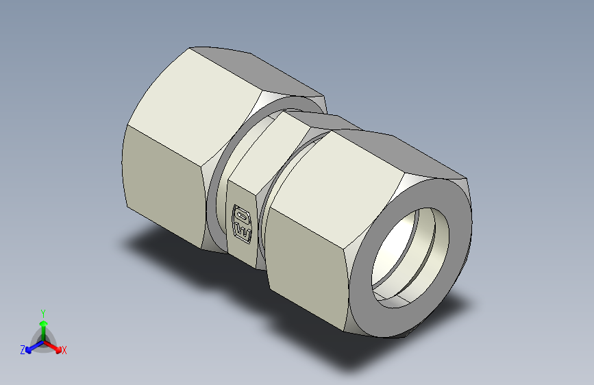 直通接头G12LLCF.igs