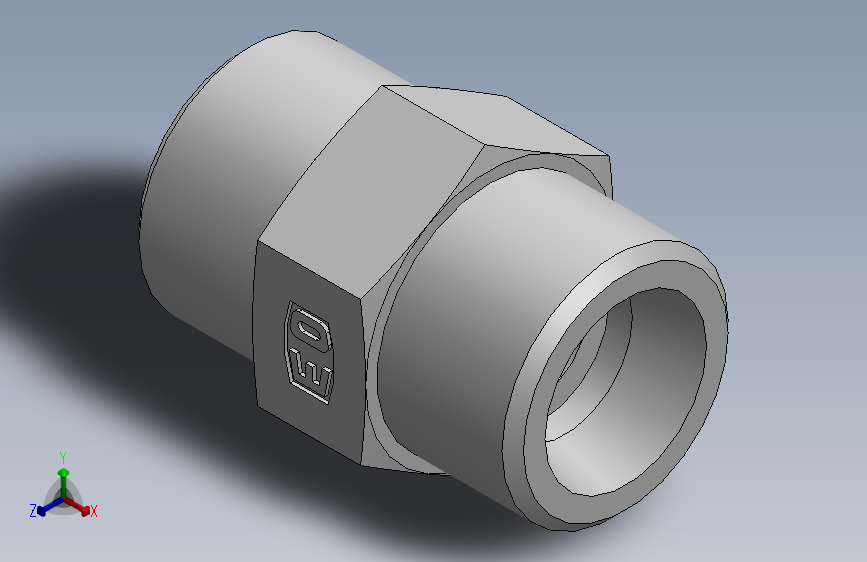 直通接头G12SCFX.SLDPRT