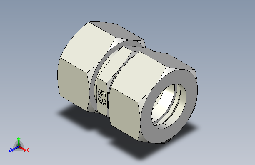 直通接头G22LCF.igs