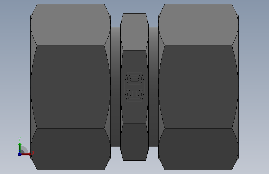 直通接头G22LCF.SLDPRT