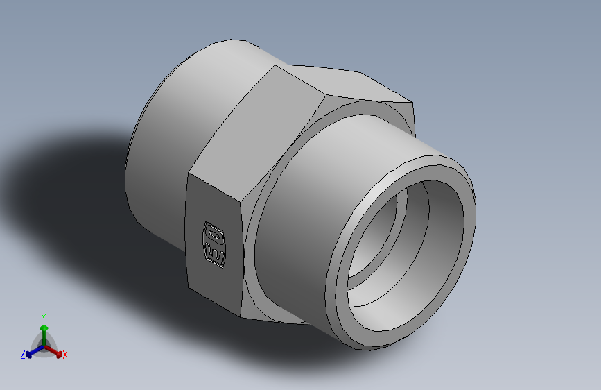 直通接头G25SCFX.SLDPRT